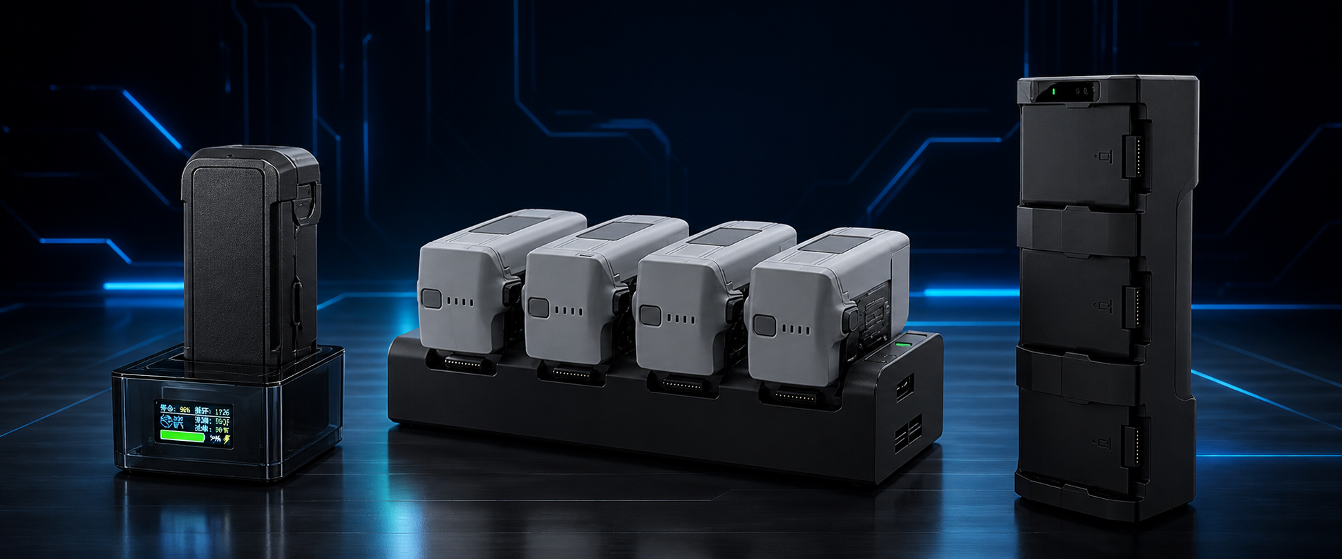 Text-free SkyVolt charger lineup visual